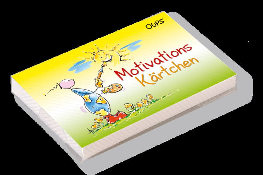 Oups Kärtchenbox - Motivationskärtchen
