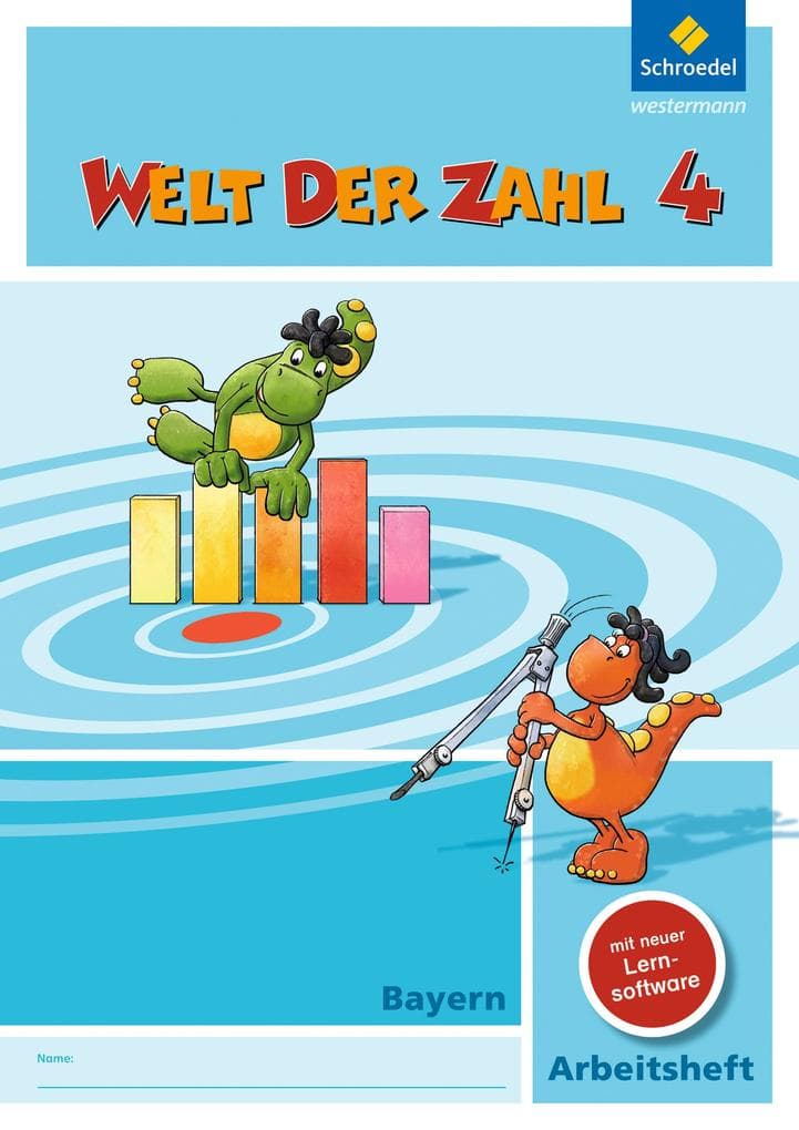 Welt der Zahl 4. Arbeitsheft mit CD-ROM. Bayern