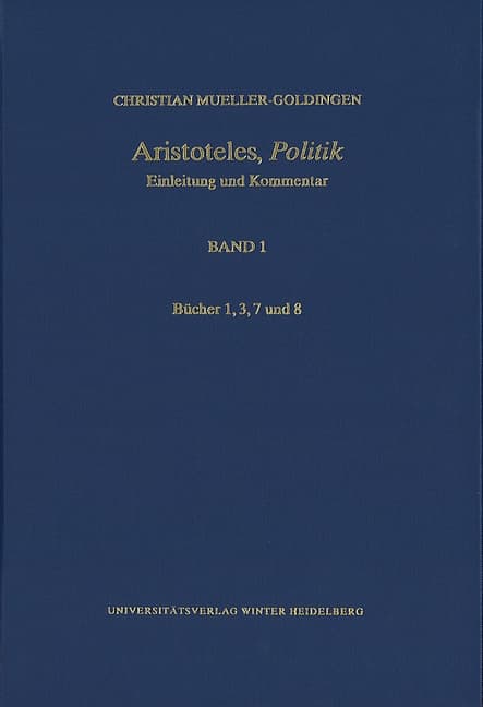Kommentar zu Aristoteles' ,Politik' 1