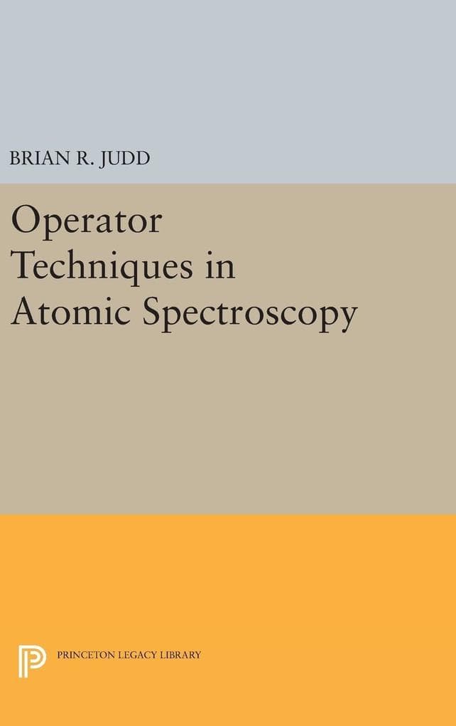 Operator Techniques in Atomic Spectroscopy