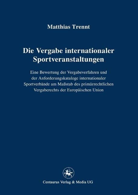 Die Vergabe internationaler Sportveranstaltungen
