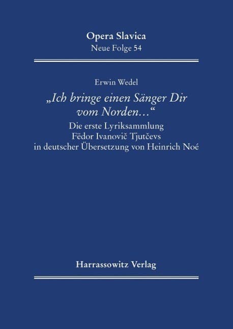 "Ich bringe einen Sänger Dir vom Norden ..."
