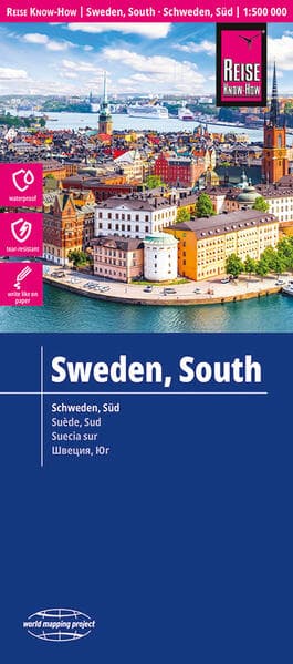 Reise Know-How Landkarte Schweden Süd 1 : 500 000