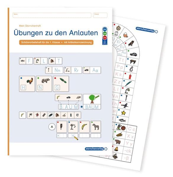 Übungen zur Anlauttabelle Ausgabe mit Artikelkennzeichnung