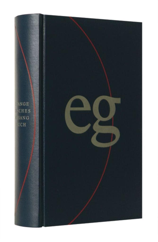 Evangelisches Gesangbuch (EG 26) - Großdruckausgabe Kunstleder blau