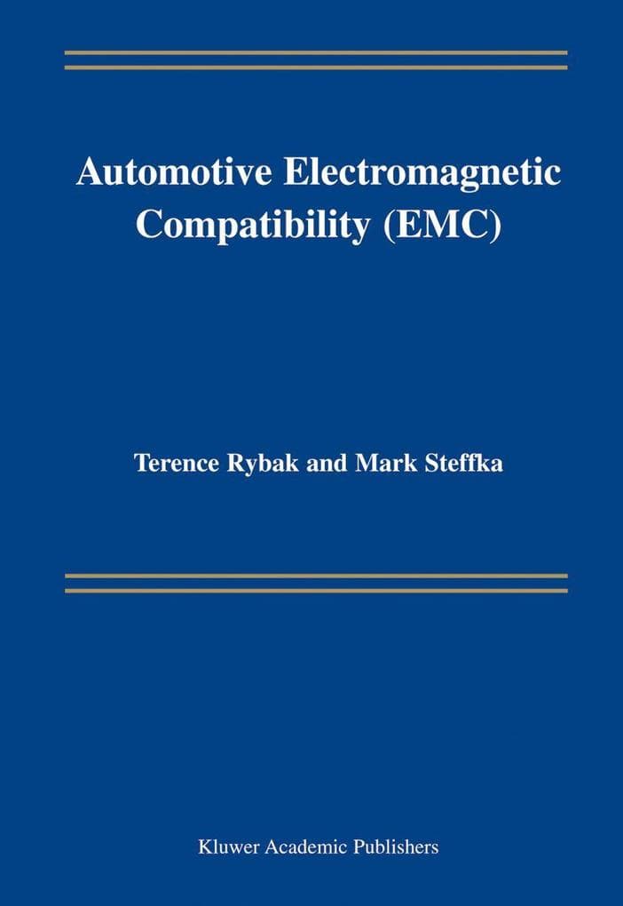 Automotive Electromagnetic Compatibility (Emc)