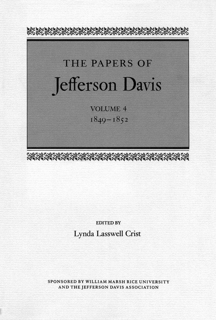 The Papers of Jefferson Davis