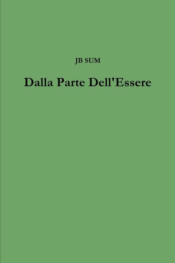 Dalla Parte Dell'Essere