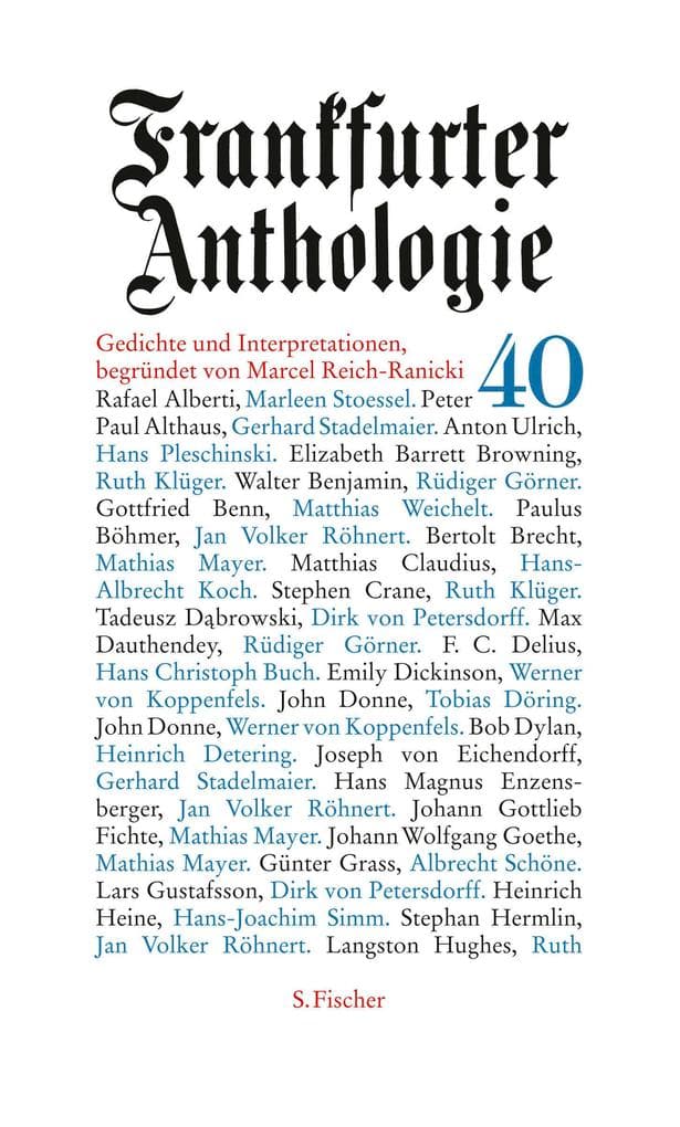 Frankfurter Anthologie 40
