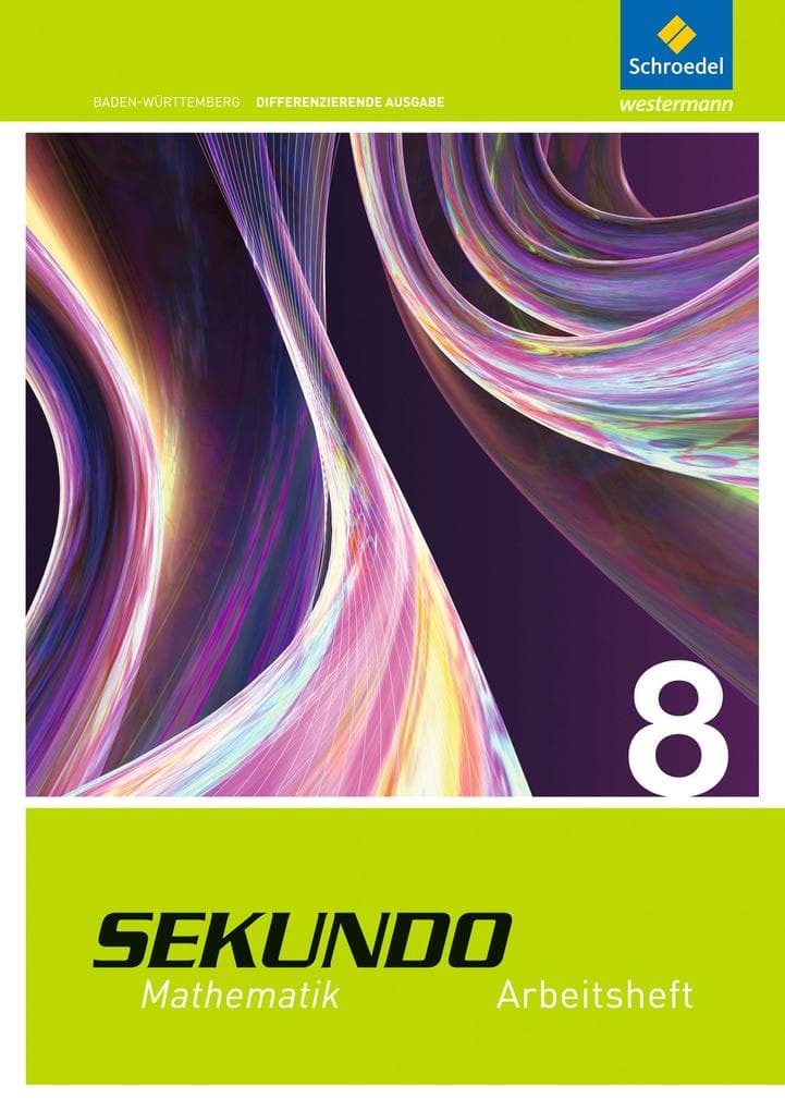 Sekundo 8. Arbeitsheft. Baden-Württemberg
