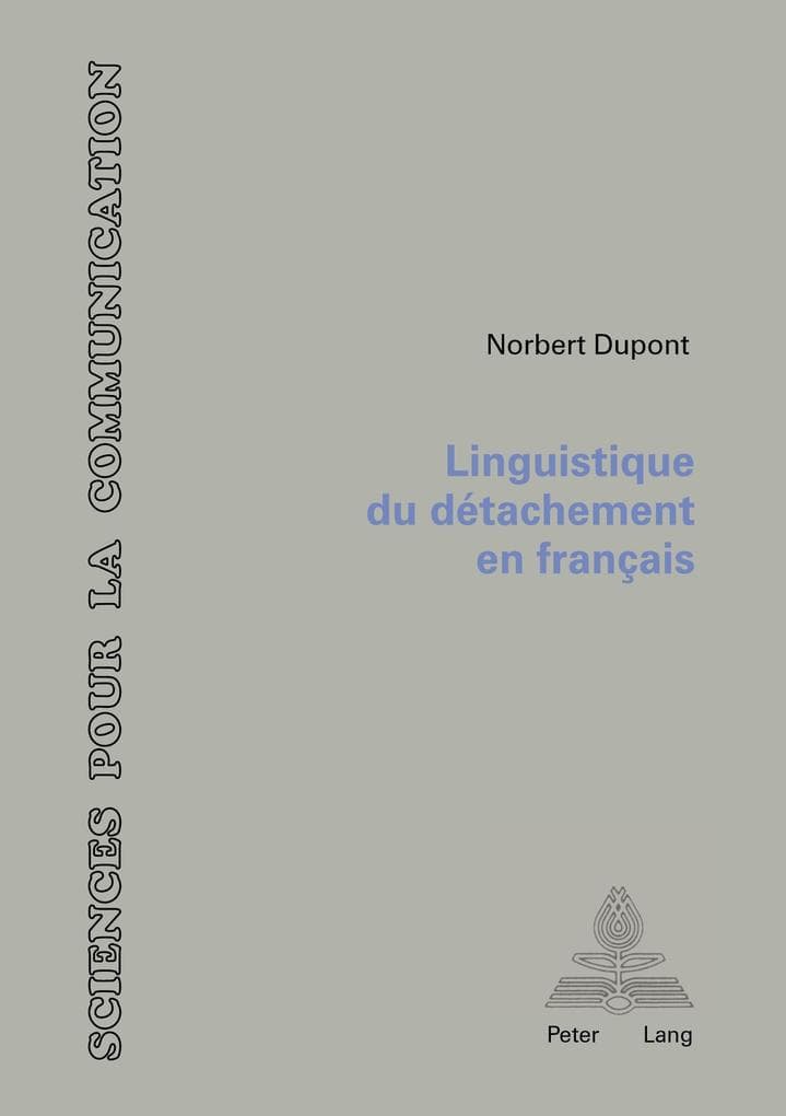Linguistique du détachement en français