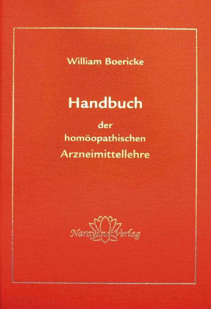 Handbuch der homöopatischen Arzneimittellehre