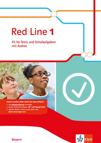 Red Line 1. Fit für Tests und Schulaufgaben mit Mediensammlung. Klasse 5. Ausgabe für Bayern ab 2017