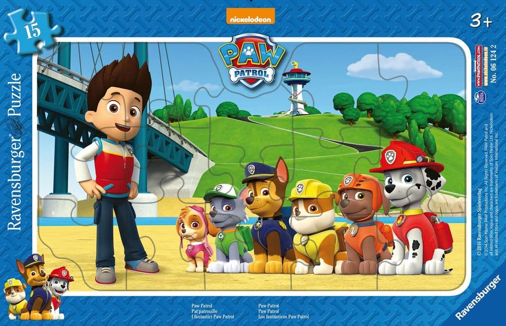 Ravensburger - Paw Patrol, 15 Teile
