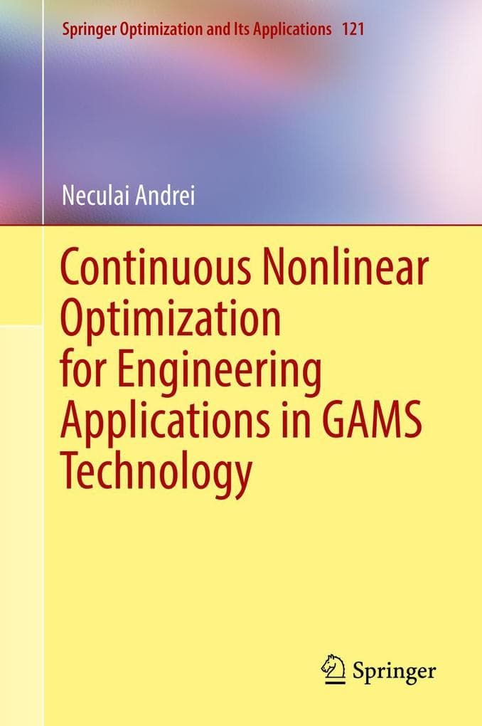 Continuous Nonlinear Optimization for Engineering Applications in GAMS Technology