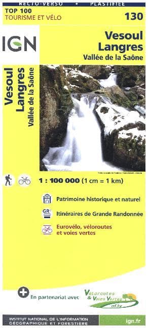 IGN Vesoul - Langres 1 : 100 000
