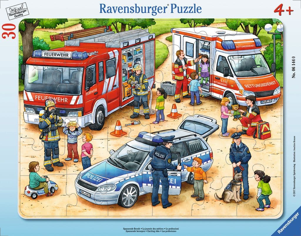 Spannende Berufe. Kinderpuzzle 30 Teile