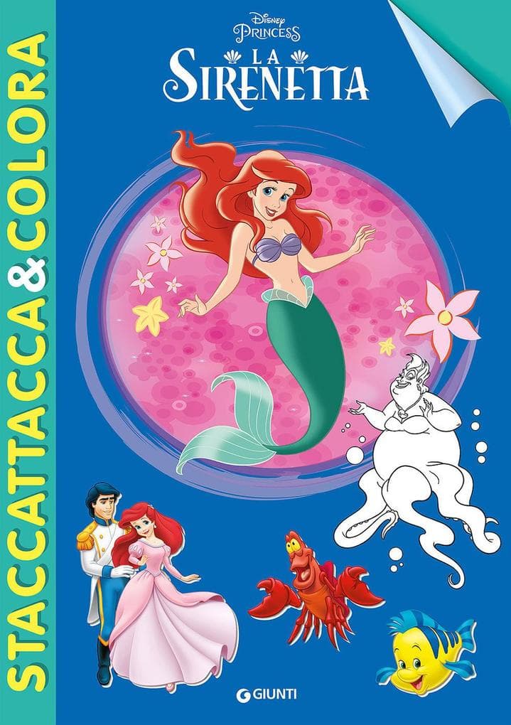 La Sirenetta. Staccattacca e colora. Con adesivi