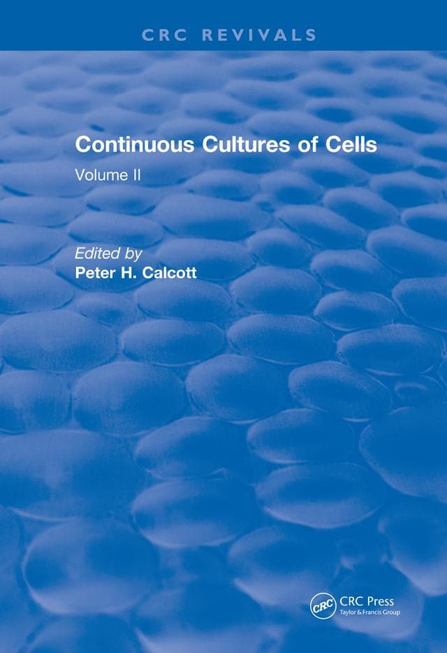 Revival: Continuous Cultures of Cells (1981)