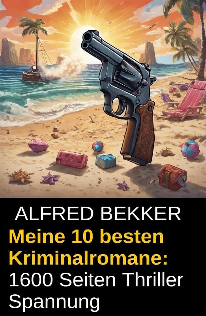 Meine 10 besten Kriminalromane: 1600 Seiten Thriller Spannung (Alfred Bekker Thriller Sammlung, #3)