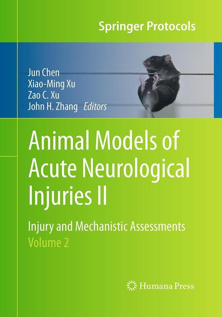 Animal Models of Acute Neurological Injuries II