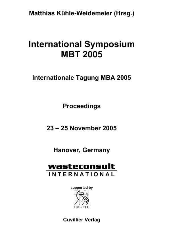 International Symposium MBT 2005