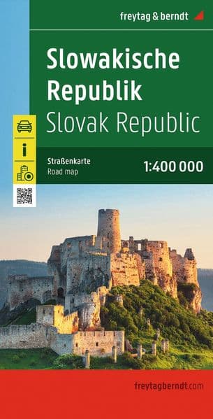 Slowakische Republik 1 : 400 000. Autokarte