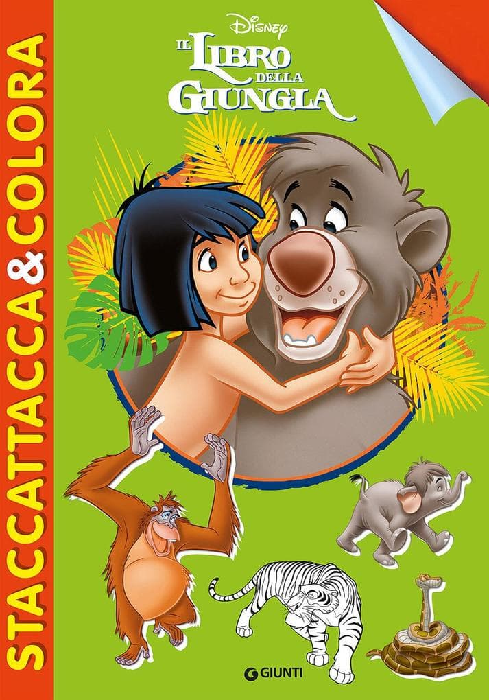 Il libro della giungla. Staccattacca & colora. Con adesivi