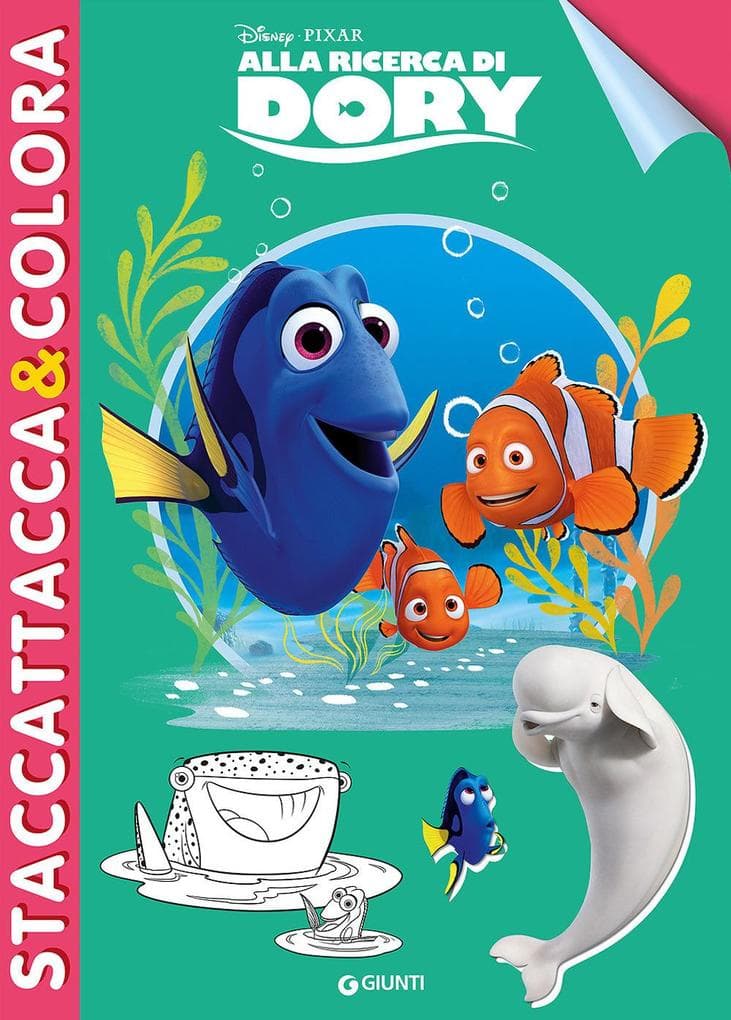 Alla ricerca di Dory. Staccattacca e colora. Con adesivi