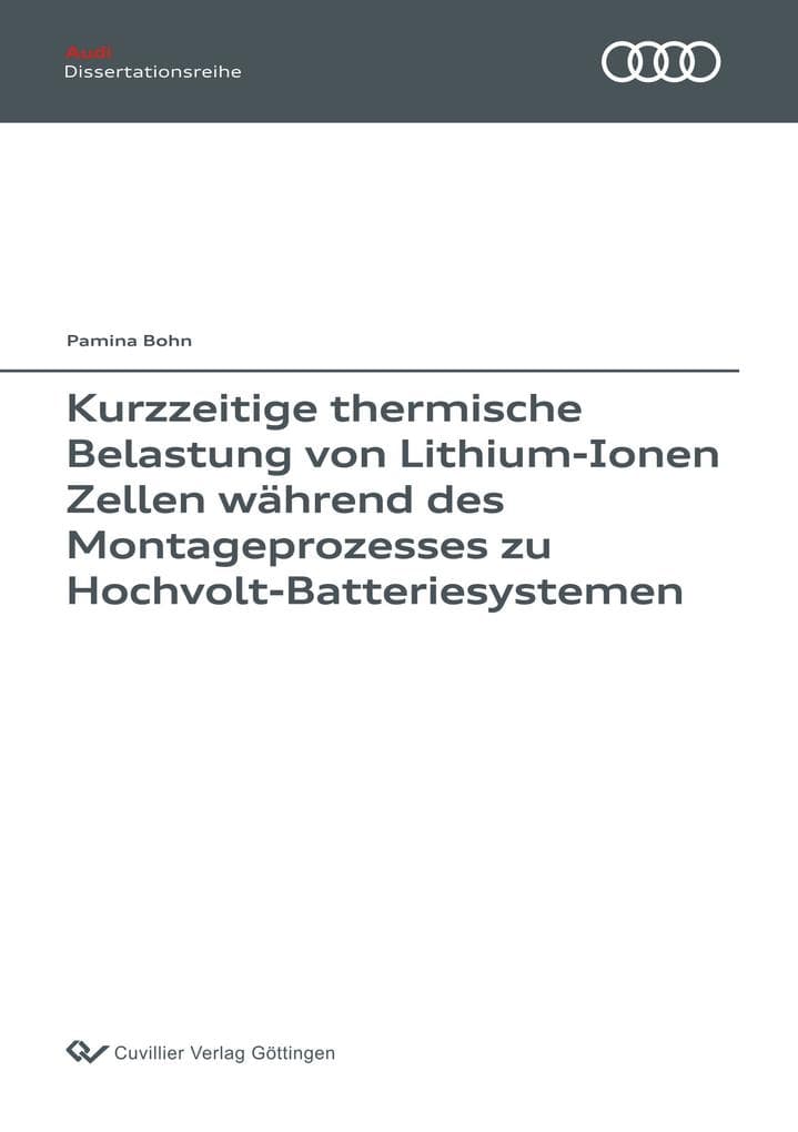 Kurzzeitige thermische Belastung von Lithium-Ionen Zellen