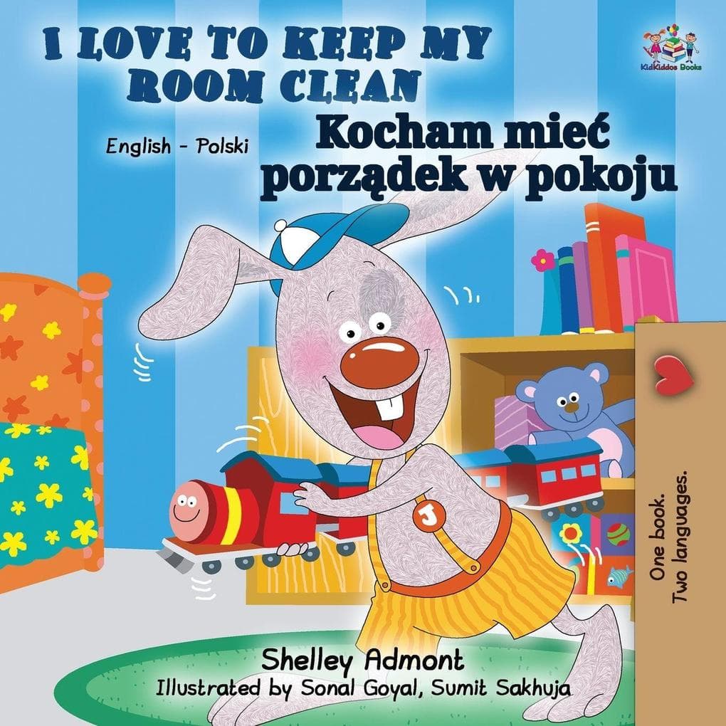I Love to Keep My Room Clean (English Polish Children's Book)