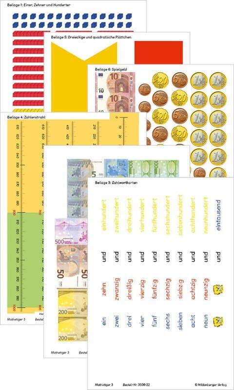 Mathetiger 3 - Arbeitsbeilagen · Neubearbeitung