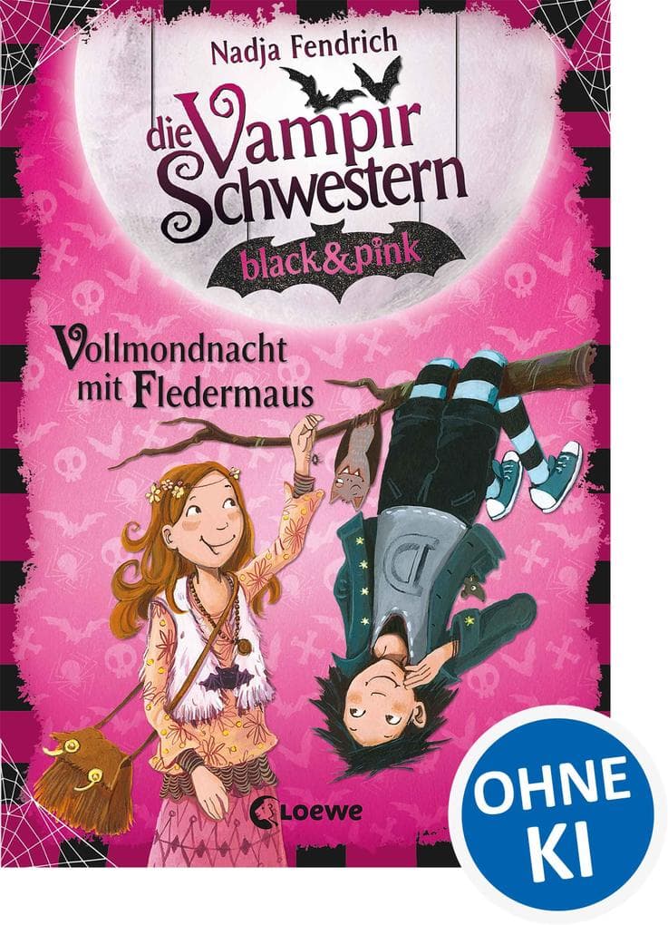 Die Vampirschwestern black & pink (Band 2) - Vollmondnacht mit Fledermaus