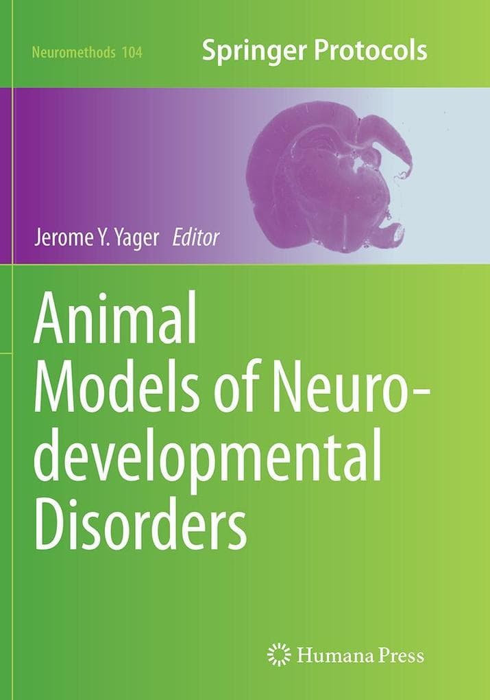 Animal Models of Neurodevelopmental Disorders