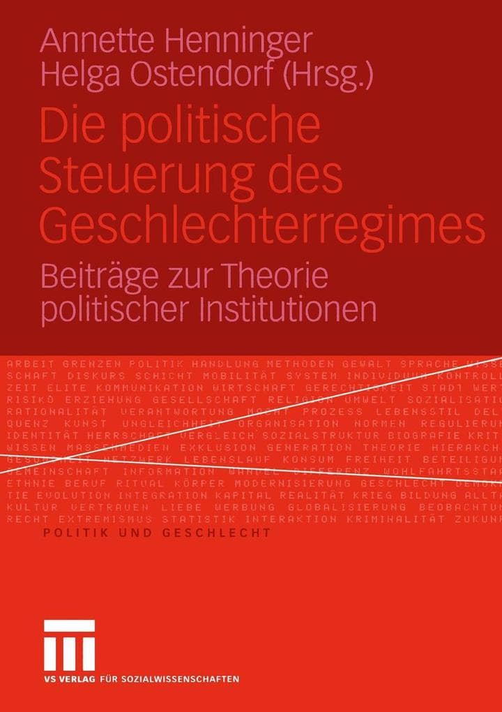 Die politische Steuerung des Geschlechterregimes