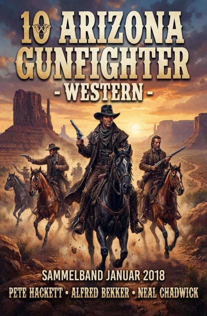 Arizona Gunfighter - 10 Western: Sammelband Januar 2018