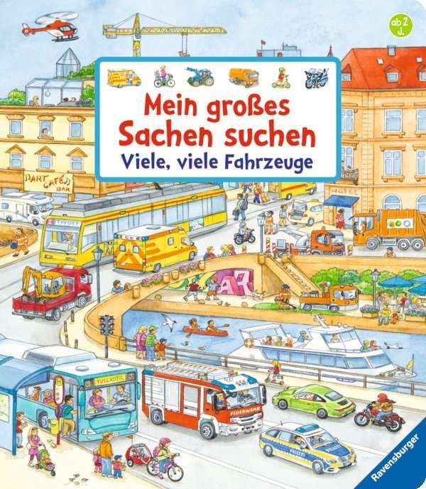 Mein großes Sachen suchen: Viele, viele Fahrzeuge