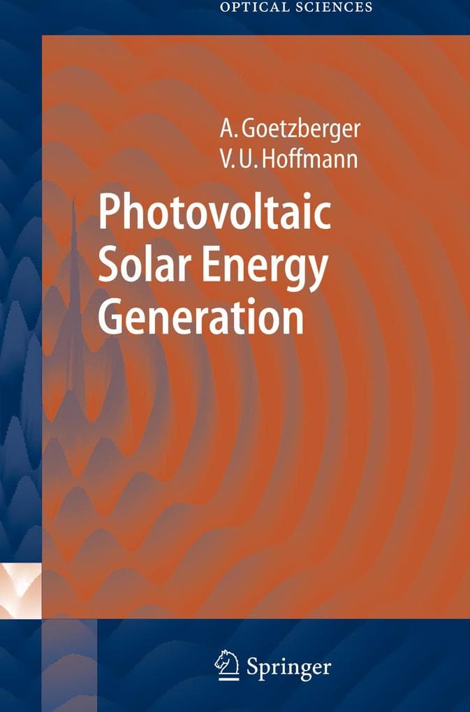 Photovoltaic Solar Energy Generation