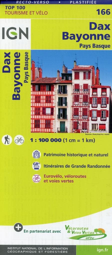 IGN Dax Bayonne 1 : 100 000
