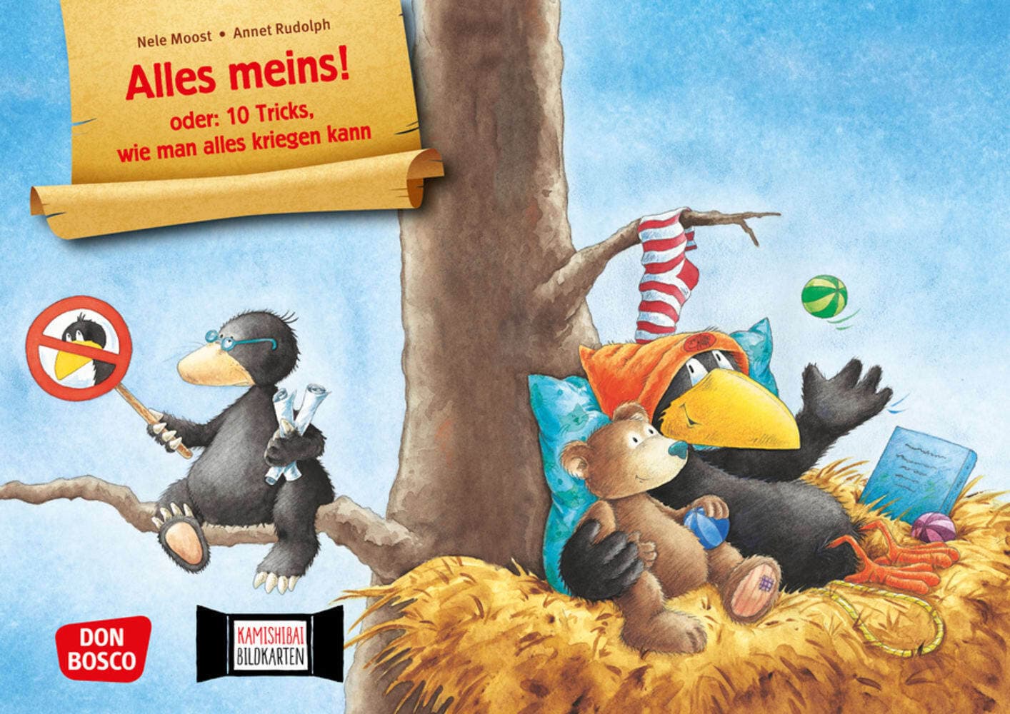 Der kleine Rabe Socke: Alles meins! Kamishibai Bildkartenset.