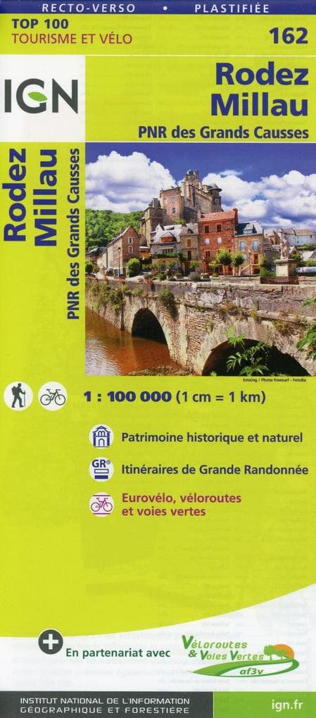 Rodez Millau 1:100 000