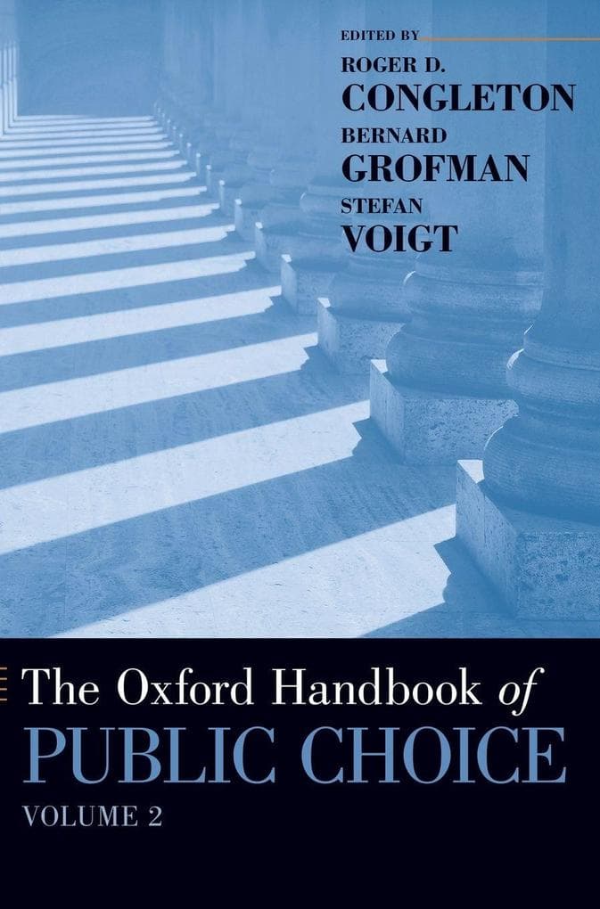 Oxford Handbook of Public Choice, Volume 2