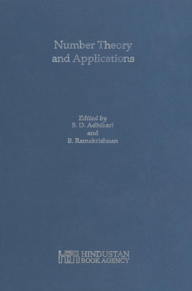 Number Theory and Applications