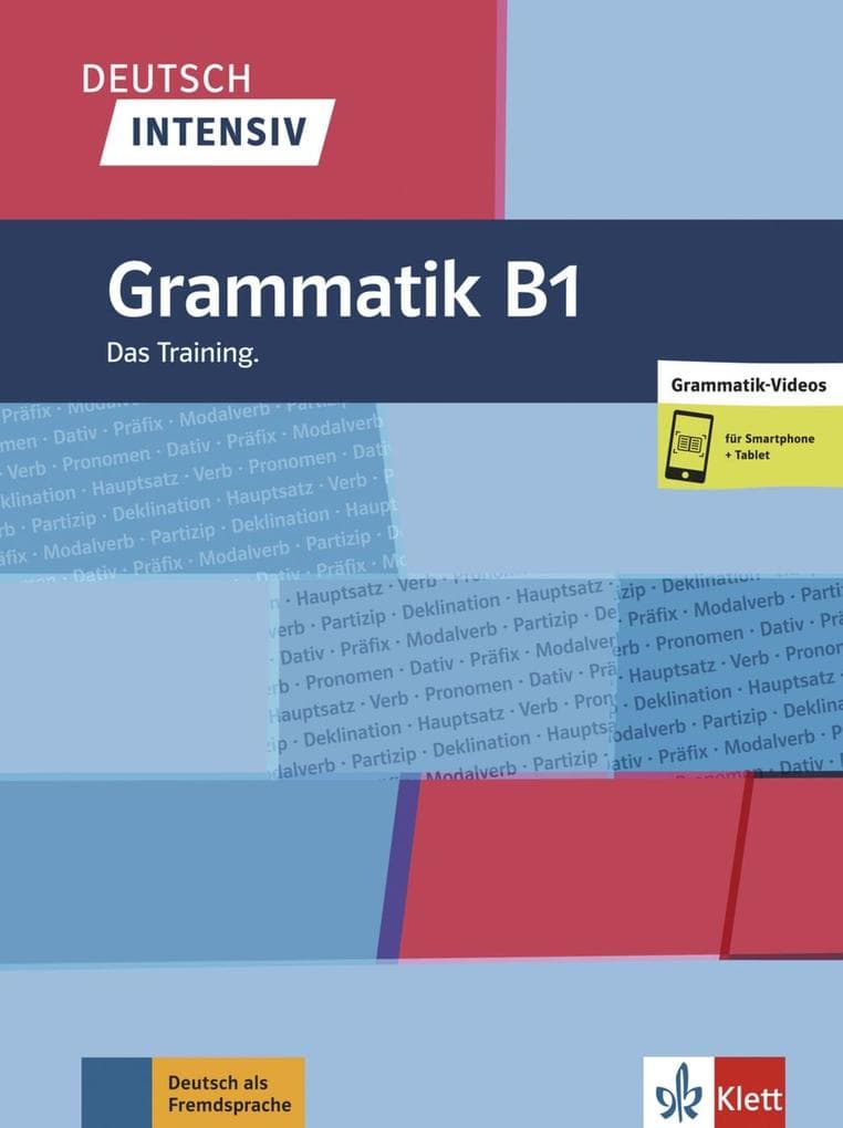 Deutsch intensiv Grammatik B1. Buch + online