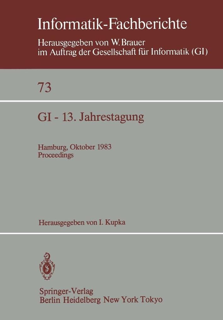 GI - 13. Jahrestagung