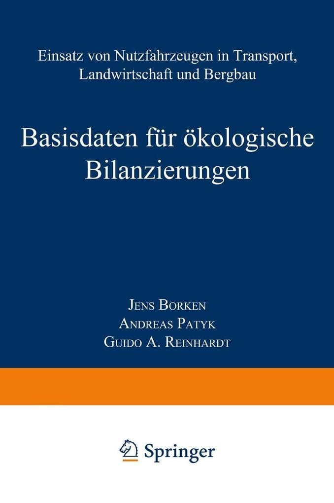 Basisdaten für ökologische Bilanzierungen