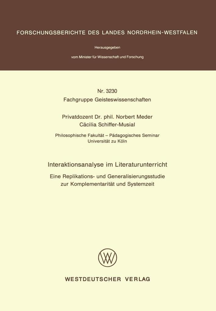 Interaktionsanalyse im Literaturunterricht