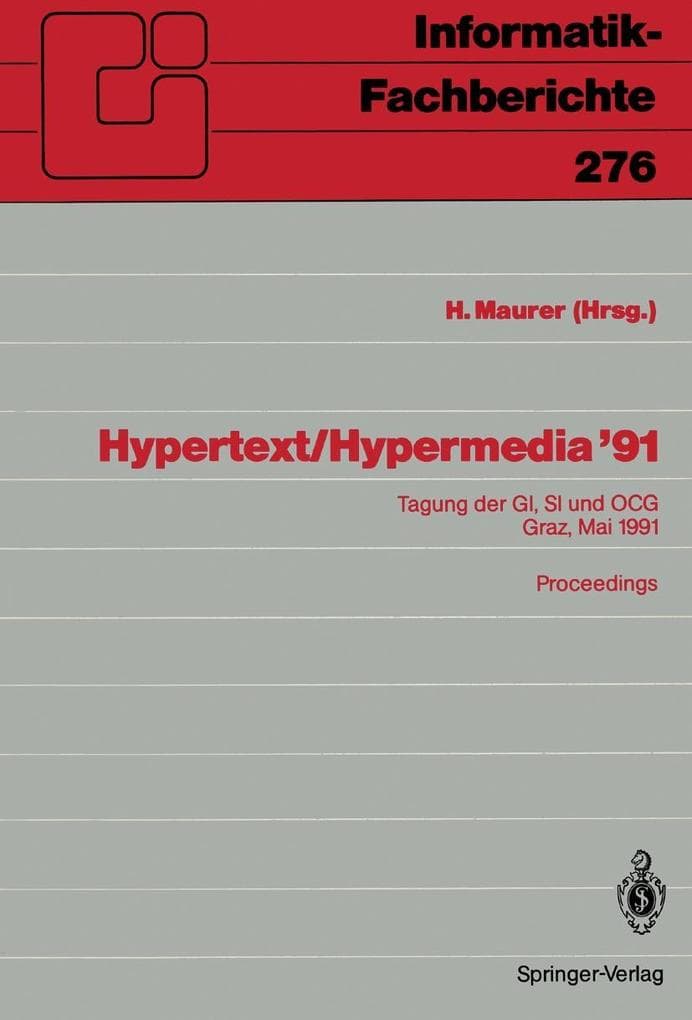 Hypertext / Hypermedia '91