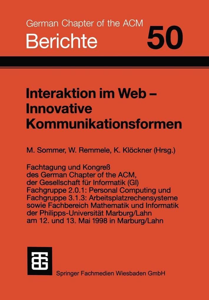 Interaktion im Web - Innovative Kommunikationsformen