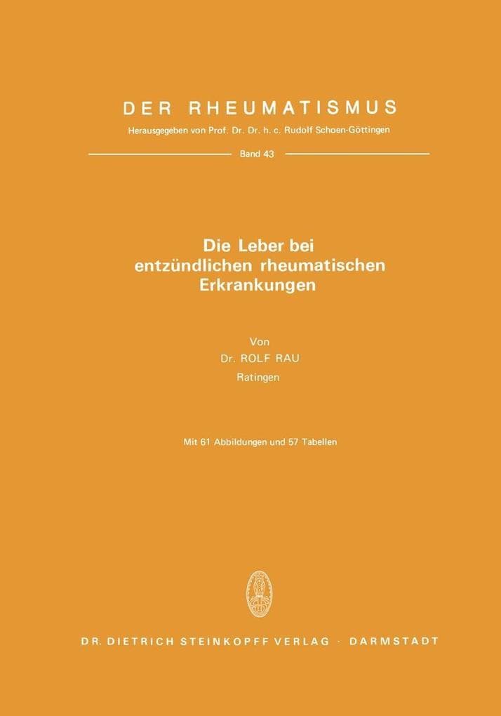 Die Leber Bei Entzündlichen Rheumatischen Erkrankungen